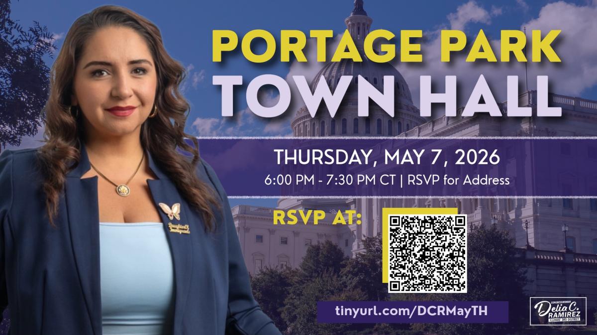 Portage Park Town Hall Invitation