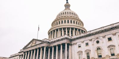 Snow on the United States Capitol Building