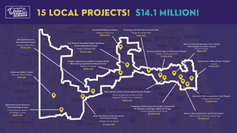 Map of FY24 CPF Projects