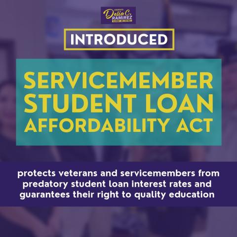 Servicemember student loan act
