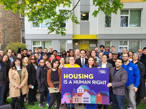 Housing is a human right group photo