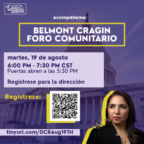 Belmont Cragin Town Hall Spanish